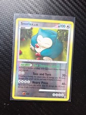 Pokémon TCG Snorlax Rising Rivals 81/111 Reverse Holo Common 2009 Nintendo - LP