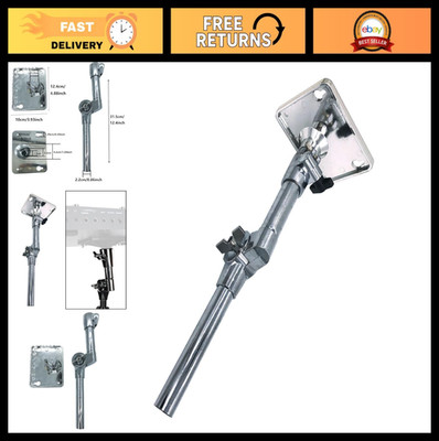 Adjustable Metal Drum Module Mount Plate with Tilting Holder for Electronic Pads