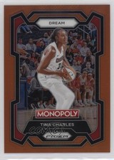 2024 Panini Prizm Monopoly WNBA Orange Prizm 120/124 Tina Charles #71 4z8