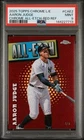 Topps 2025 Chrome Logofractor Insert Red 4/5 Aaron Judge #90CB-11 PSA 9