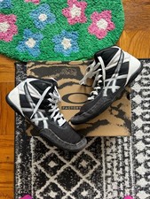 ASICS matflex black & white size 11 