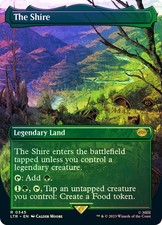 MTG FOIL The Shire Borderless - The Lord of the Rings #345