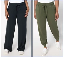 Anybody Women's Pants Sz XS Regular Cozy Knit -Pack Jogger Multi-colored A692131