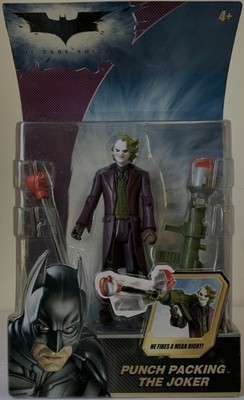The Dark Knight Punch Packing Joker Action Figure 2008 Mattel New Sealed 