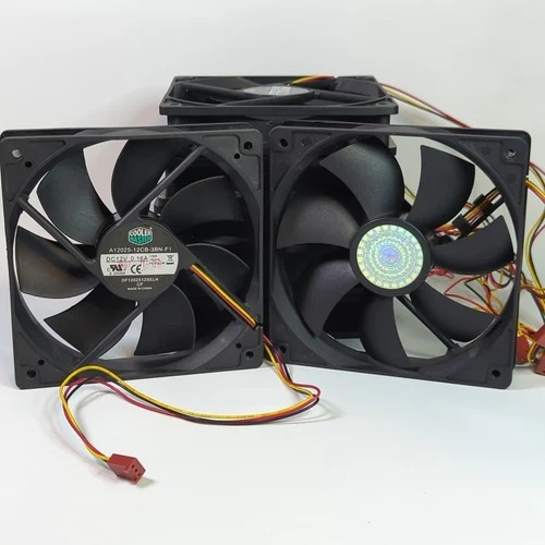 Cooler Master 120mm Case Fan 3-Pin SERVICED - 12V 0.16A A12025-12CB-3BN-F1