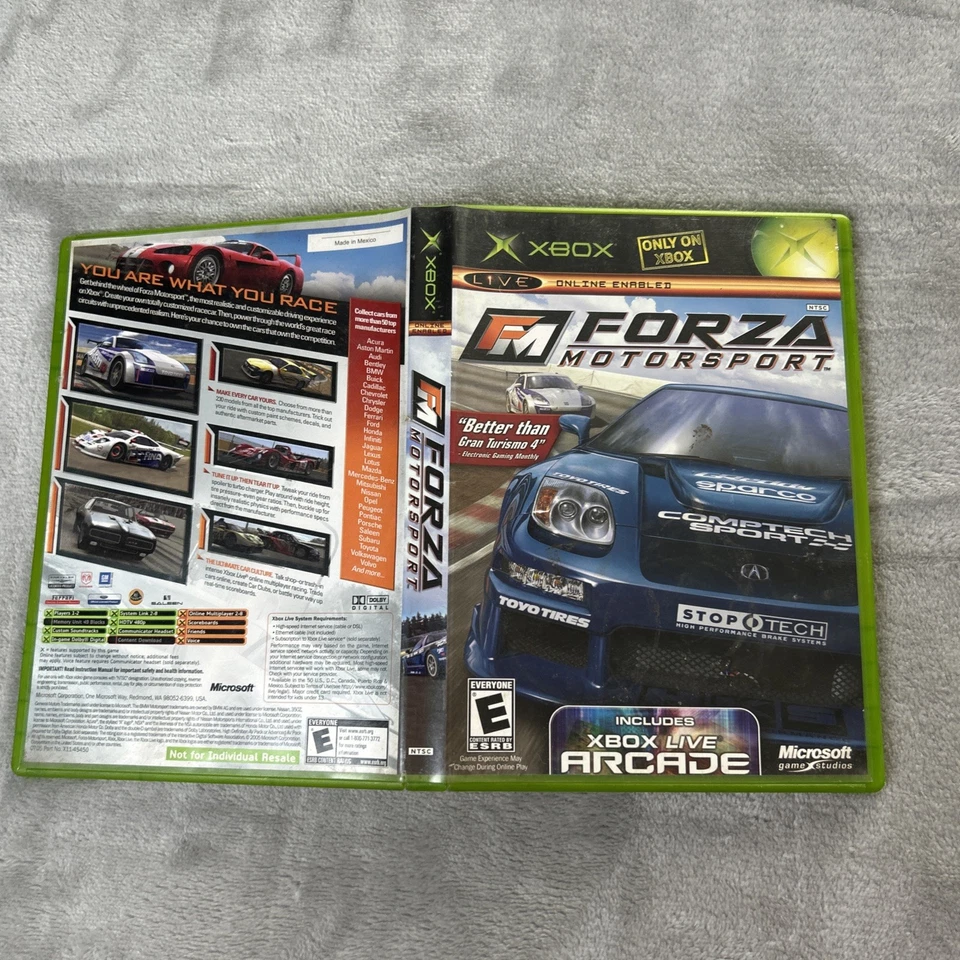 Forza Motorsport Original Xbox - Complete CIB - Image 4 of 4