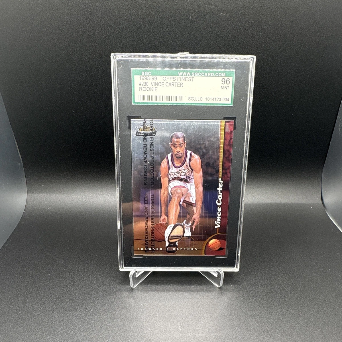 Vince Carter Basketball Grade 10 Rookie Sports Trading Cards