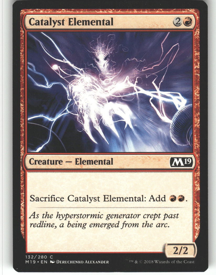 Catalyst Elemental - Core Set 2019 - MTG - Common - #132 - NM