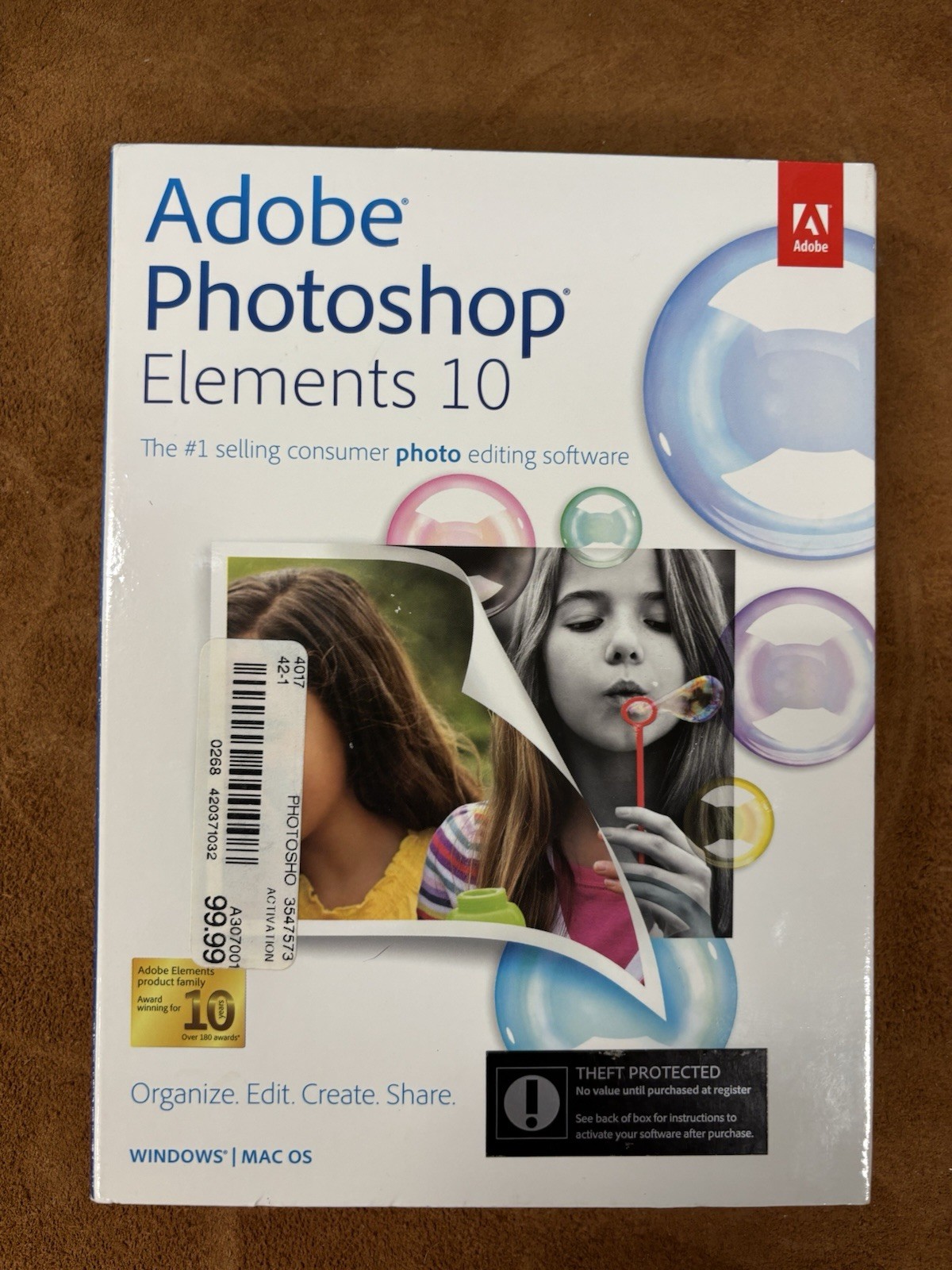 Adobe Photoshop Elements 10 for PC Mac Open Package
