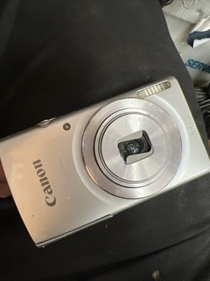 Canon PowerShot ELPH 180 20MP Digital Camera- Sliver UNTESTED PARTS OR REPAIR