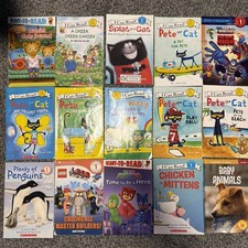 I Can Read Lot of 15 Levels My First Reading and Level 1 Books Pete Splat Cat