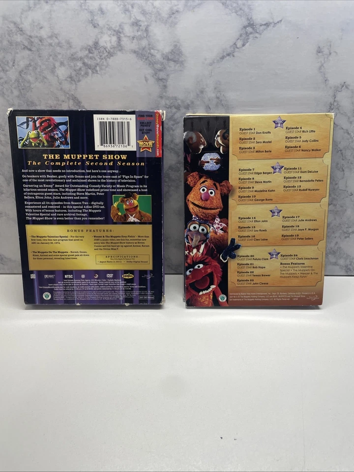 The Muppet Show - Season 2 (DVD, 2007, 4-Disc Set) - Image 2 of 3