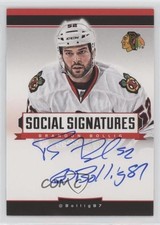 2013-14 Panini Titanium Social Signatures Brandon Bollig #SS-BO Auto 2d8