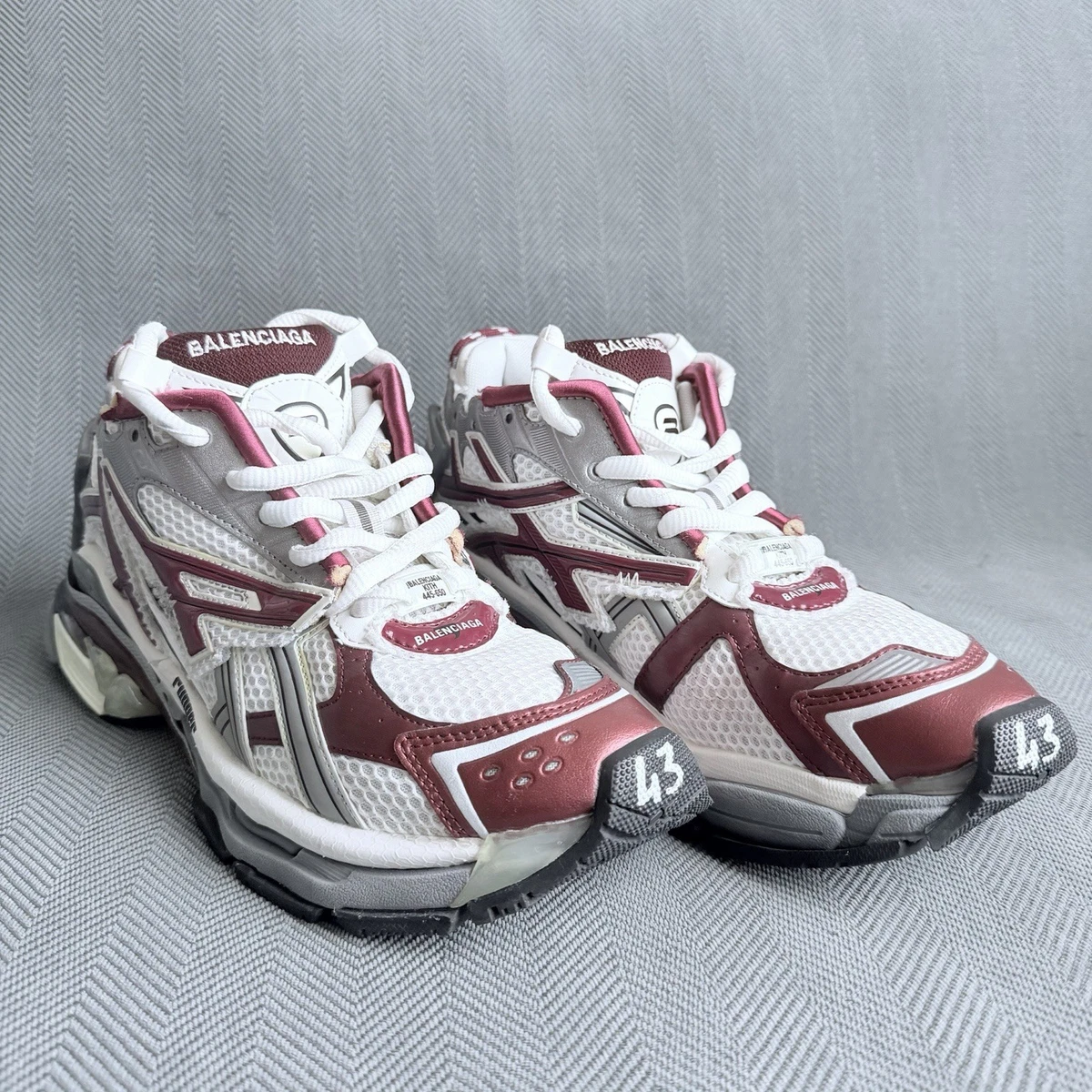 Balenciaga Runner Burgundy for sale | eBay