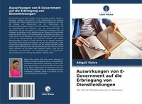 Abigail Siziva | Auswirkungen Von E-Government Auf Die Erbringung Von...