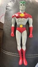 Vintage 1990 Captain Planet 11" Vinyl Action Figure Applause PLaneteers Rubber