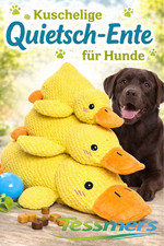 Anti Stress Ente gelb Hund Dog Hundespielzeug...