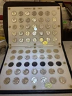 1946-64 PDS Full Set Of 63 BU Roosevelt Silver Dimes with Extra Proofs Capital H