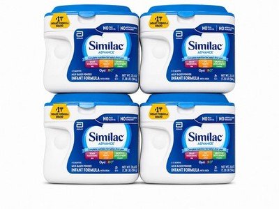 Similac Advance Infant Formula Powder with Iron 20.6 oz 4 Pack