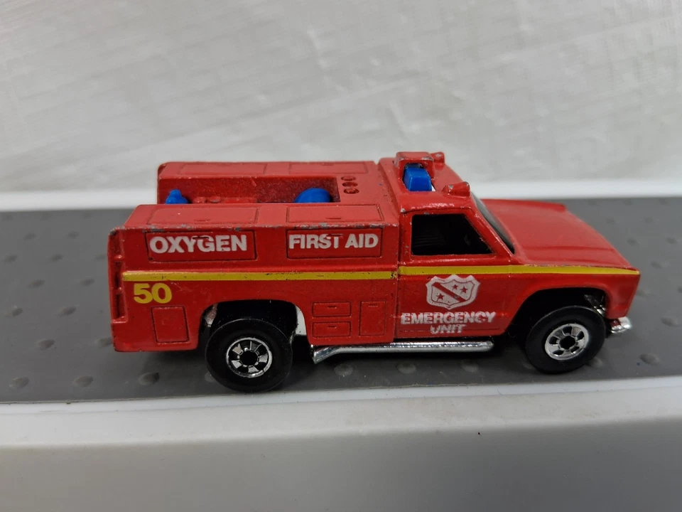 Hot Wheels Black Wall Rescue Ranger Red Hong Kong Die Cast - Image 3 of 4