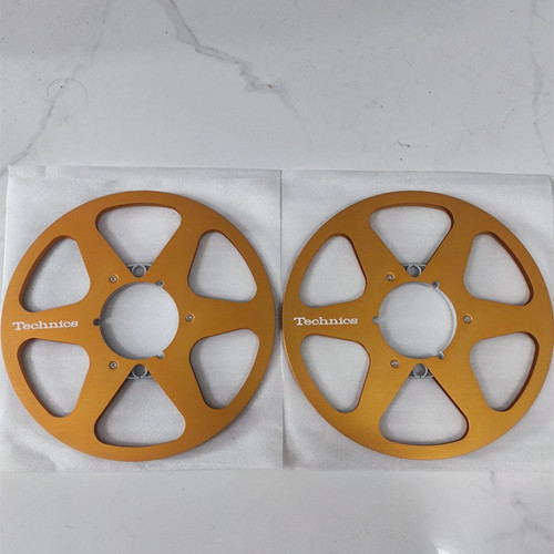 One Pair golden Technics 10.5'' 1/4'' TAPE REEL TO REEL TAPE Recorders RS 1500