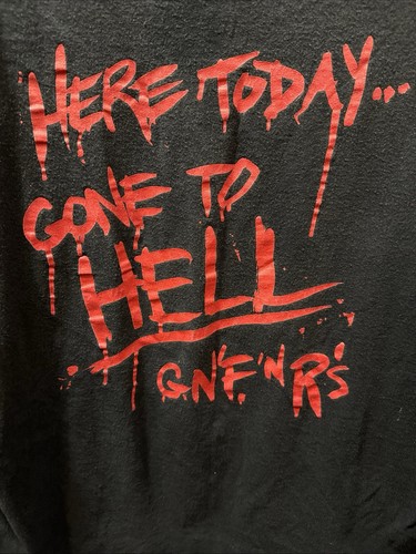 VTG 1991 Guns N Roses Here Today Gone To Hell t-shirt sz XL Brockum - Picture 11 of 13