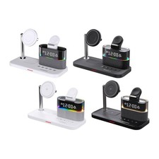 3 in 1 Stand Earbuds Station RGB in 1 Charging Station for Bedroom Indoor