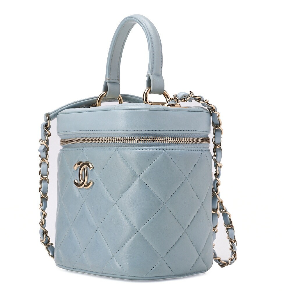 CHANEL Coco Mark Circle Drawstring Shoulder Bag L… - image 1