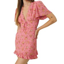 Reformation Floral Rosato Mya Mini Dress Size 2
