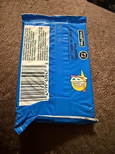 1996 Skybox Superman Animated Action Packs Sealed Pack - Picture 2 of 2