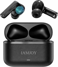 IAMJOY AI Translation Earbuds 163 Languages 2-Way Translator 42dB ANC Black