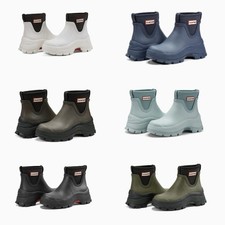 Hunter Women's Eloise Lug Sole Waterproof Neoprene Rain Booties ALL SIZES/COLORS