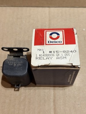 NOS Acdelco #15-8240, 35-amp, 12-volt, 4-pole blade relay. 80-90s GM