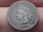 1878 Indian Head One Cent Penny- VG Details