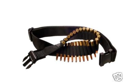 Ammo Belt Rifle Ammo Keeper Hold up to 20 Shells Pro-Tech Outdoors Black Nylon