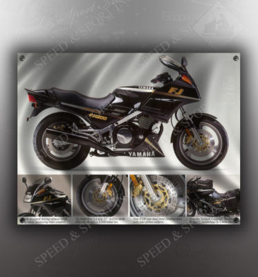 VINTAGE YAMAHA FJ1200 MOTORCYCLE BANNER | eBay