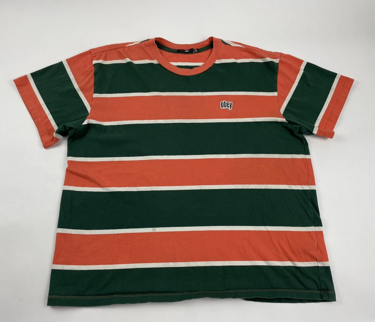 Obey green t shirt 2025