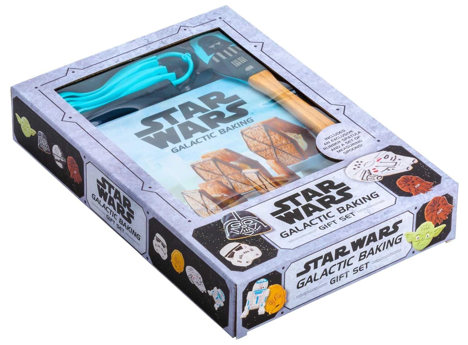 Star Wars - Galactic Baking Gift Set - Book, Spatula & Spoons *New* + FREE P&P