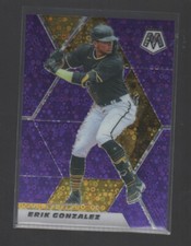 ERIK GONZALEZ 2021 PANINI MOSAIC PURPLE FAST BREAK PRIZM CARD /50 #114