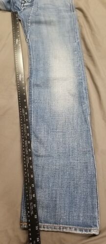 Diesel Industry Jeans Mens 28x34 Act(29×33) Timmen Straight Button Fly Studded - Picture 3 of 14