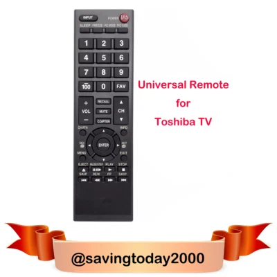 Universal Toshiba TV Remote Control fit for Toshiba TV