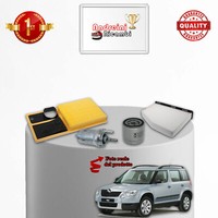 Set Service 4 Filter Skoda Yeti 1.4 TSI 92KW 125CV Von 2015->