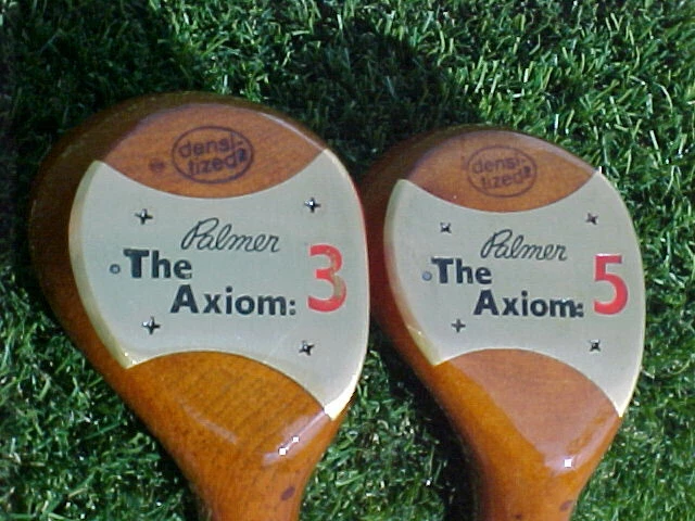 Juego de palos de golf Persimmon Woods Arnold Palmer The Axiom S Flex 3 y 5 con empuñaduras nuevas Foto 2 de 4