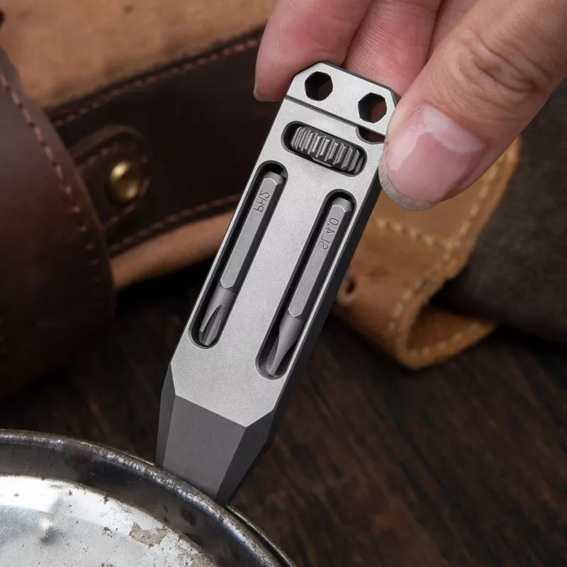 EDC Titanium Alloy Multi Tools Adjustable Wrench Pocket Pry EDC Titanium Alloy Multi Tools Adjustable Wrench Pocket Pry