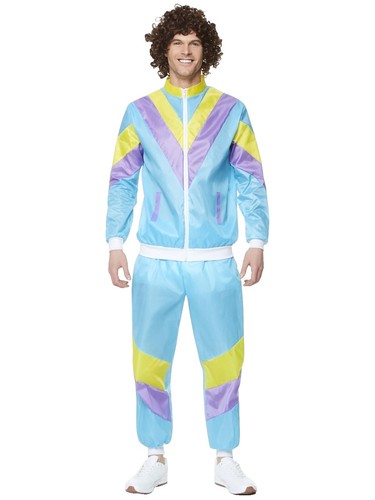 80's Purple Tracksuit Men's Costume | 80's Costumes - Foto 12