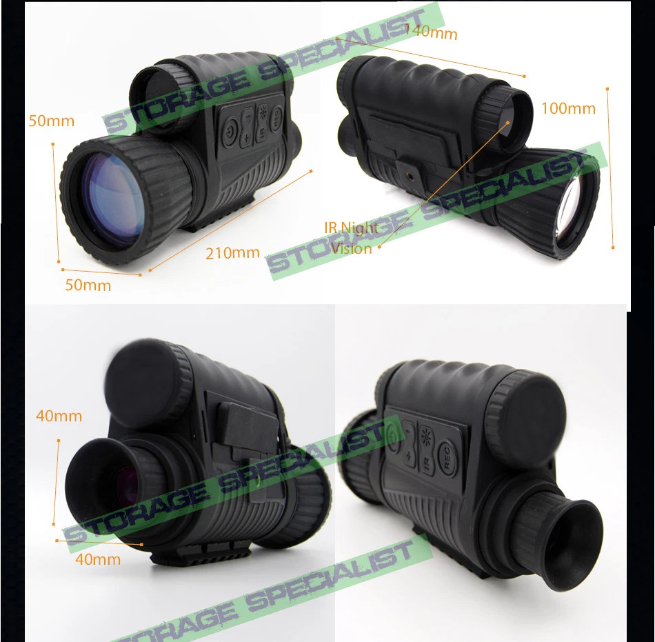 Night Vision Camera Monocular Digital 32GB Binoculars Security Recorder Optical - Image 3 of 4