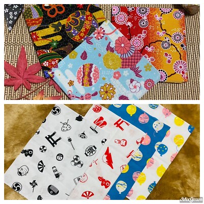 Handmade material (Japanese pattern scrap cloth 7 types set)