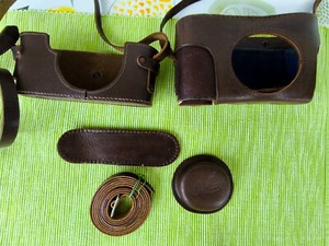 Leitz Leica  Kameratasche Braun für Leica Ersatzteile