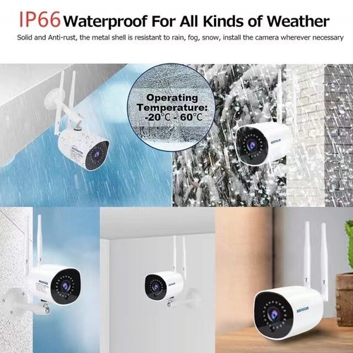 Cámara IP de seguridad inalámbrica audio bidireccional (enchufe UE) - Imagen 2 de 7