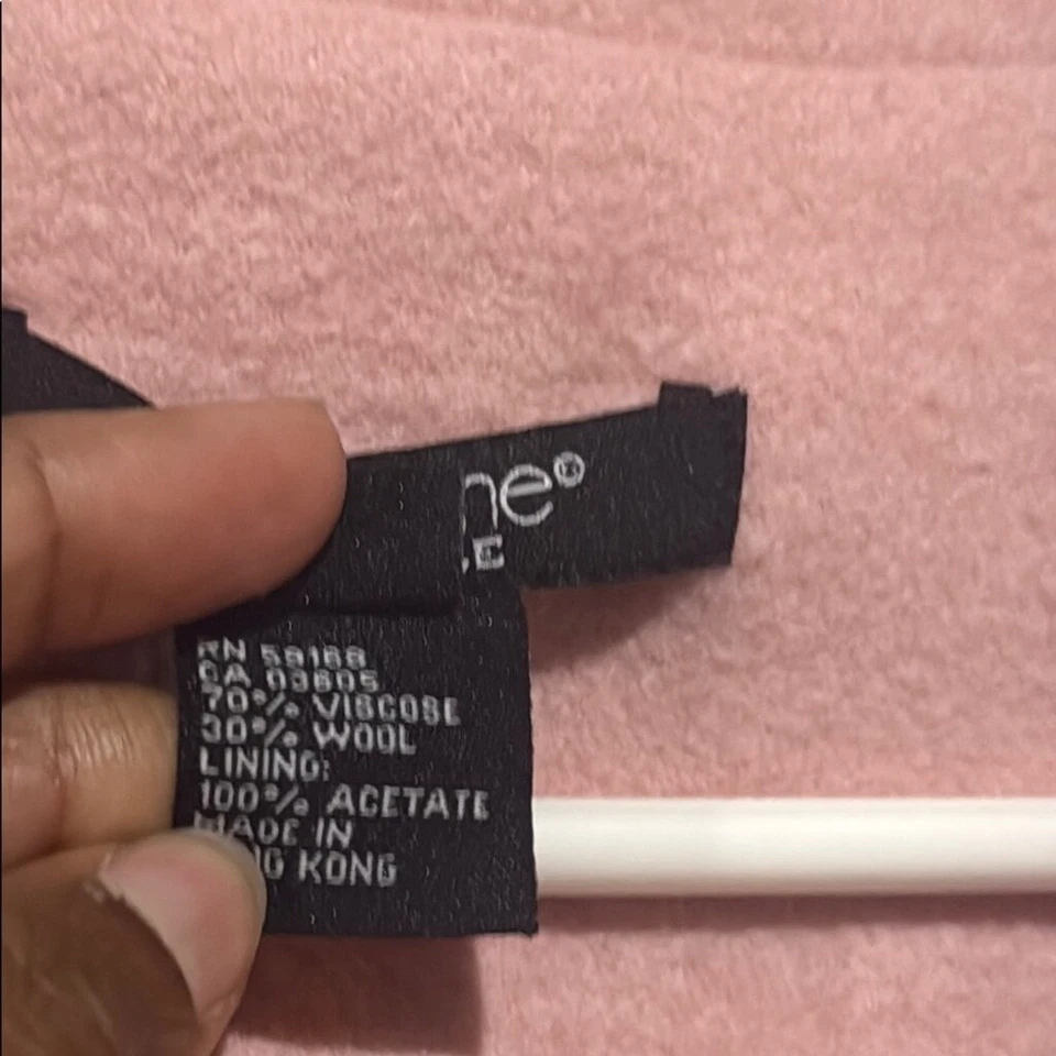 Blazer vintage y2k Karen Kane rosa con adornos metálicos talla grande Foto 4 de 4